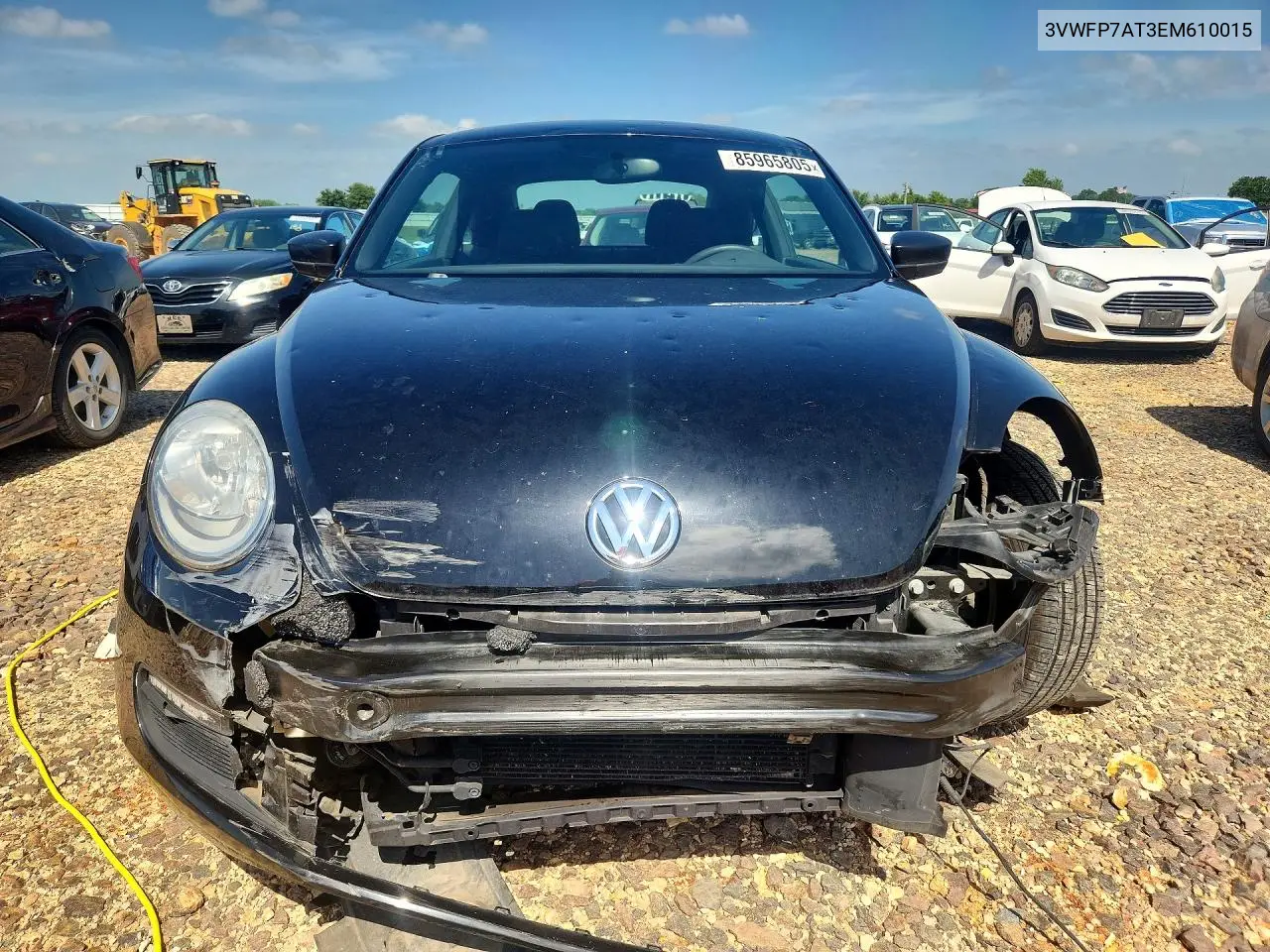 2014 Volkswagen Beetle VIN: 3VWFP7AT3EM610015 Lot: 85965805