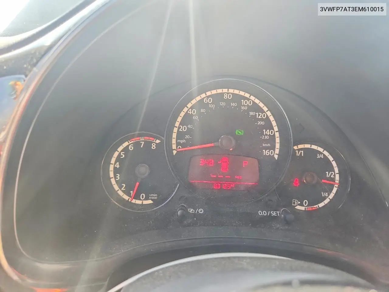 2014 Volkswagen Beetle VIN: 3VWFP7AT3EM610015 Lot: 85965805