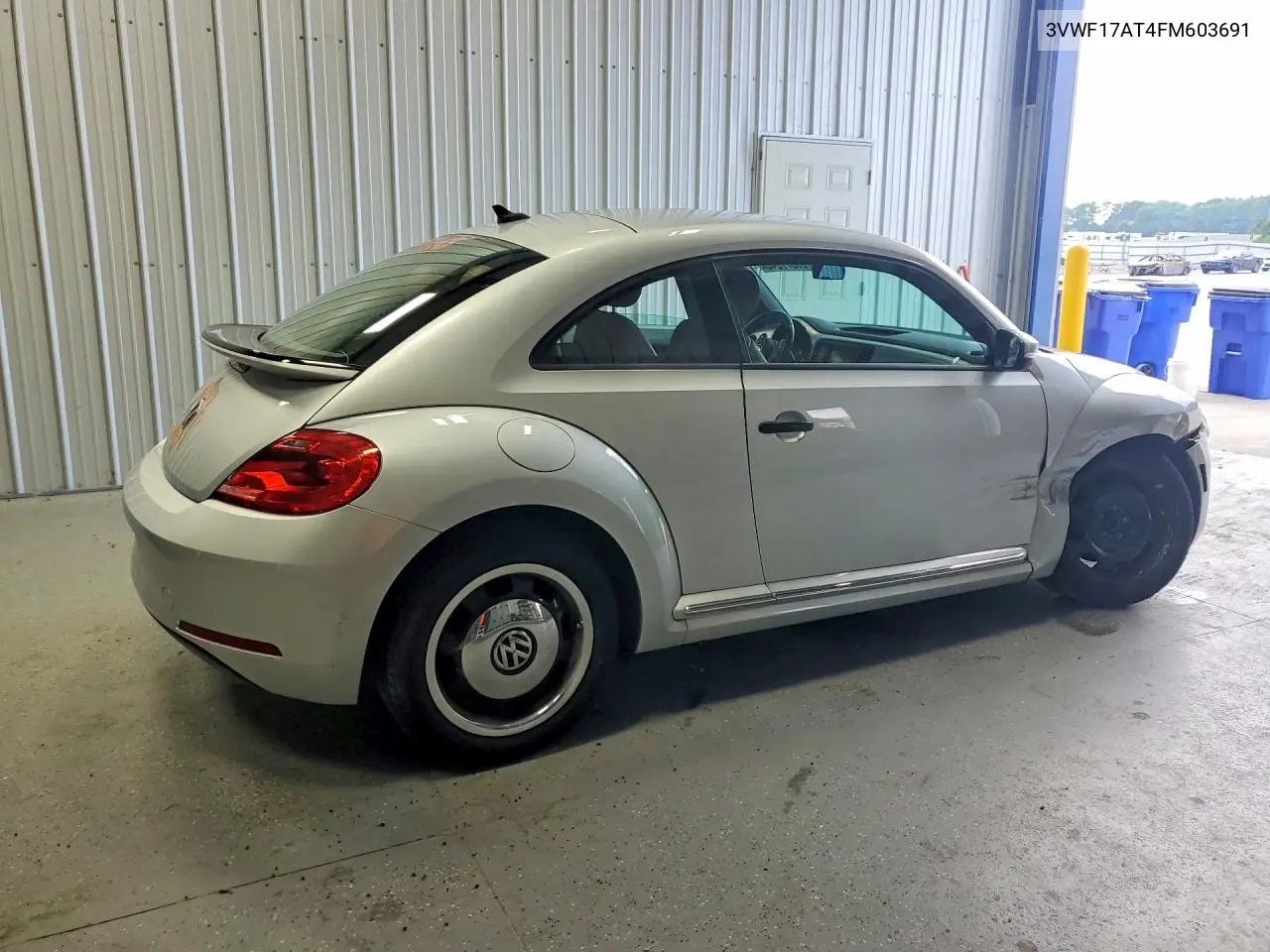 2015 Volkswagen Beetle 1.8T VIN: 3VWF17AT4FM603691 Lot: 59377246
