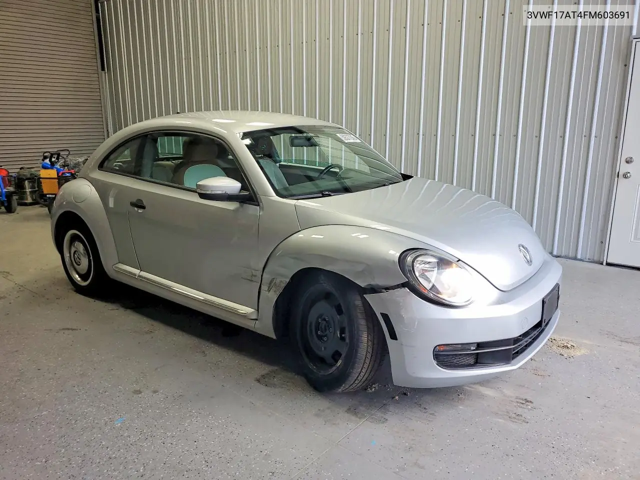 2015 Volkswagen Beetle 1.8T VIN: 3VWF17AT4FM603691 Lot: 59377246