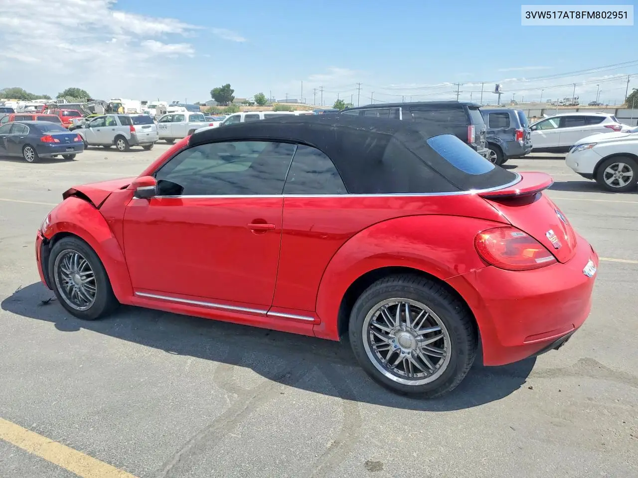2015 Volkswagen Beetle 1.8T VIN: 3VW517AT8FM802951 Lot: 59701446