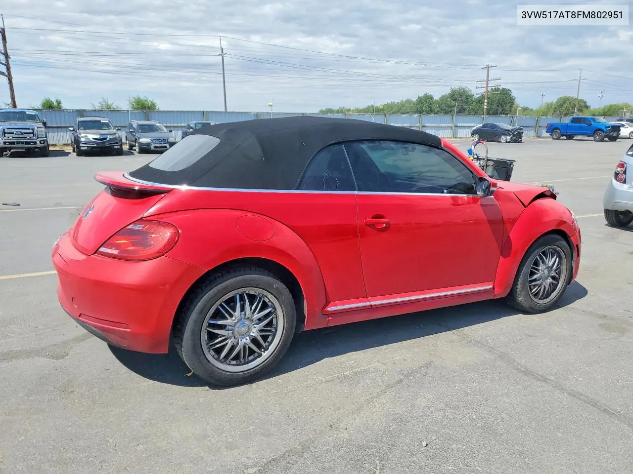 2015 Volkswagen Beetle 1.8T VIN: 3VW517AT8FM802951 Lot: 59701446