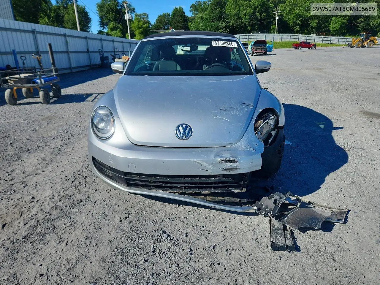 2016 Volkswagen Beetle VIN: 3VW507AT8GM805689 Lot: 57488856
