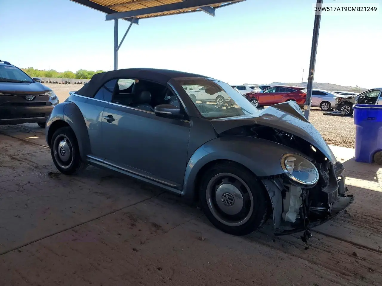 2016 Volkswagen Beetle S/Se VIN: 3VW517AT9GM821249 Lot: 58931786