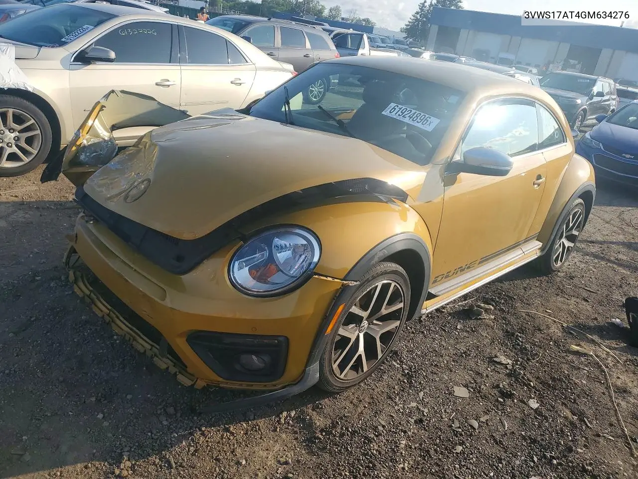 2016 Volkswagen Beetle Dune VIN: 3VWS17AT4GM634276 Lot: 61924896