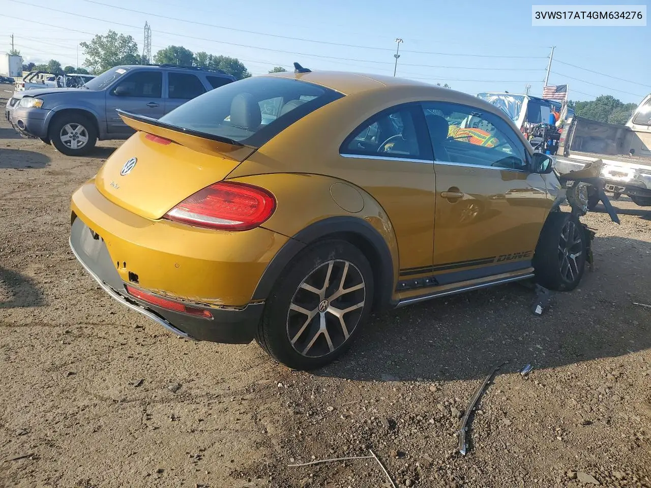 2016 Volkswagen Beetle Dune VIN: 3VWS17AT4GM634276 Lot: 61924896