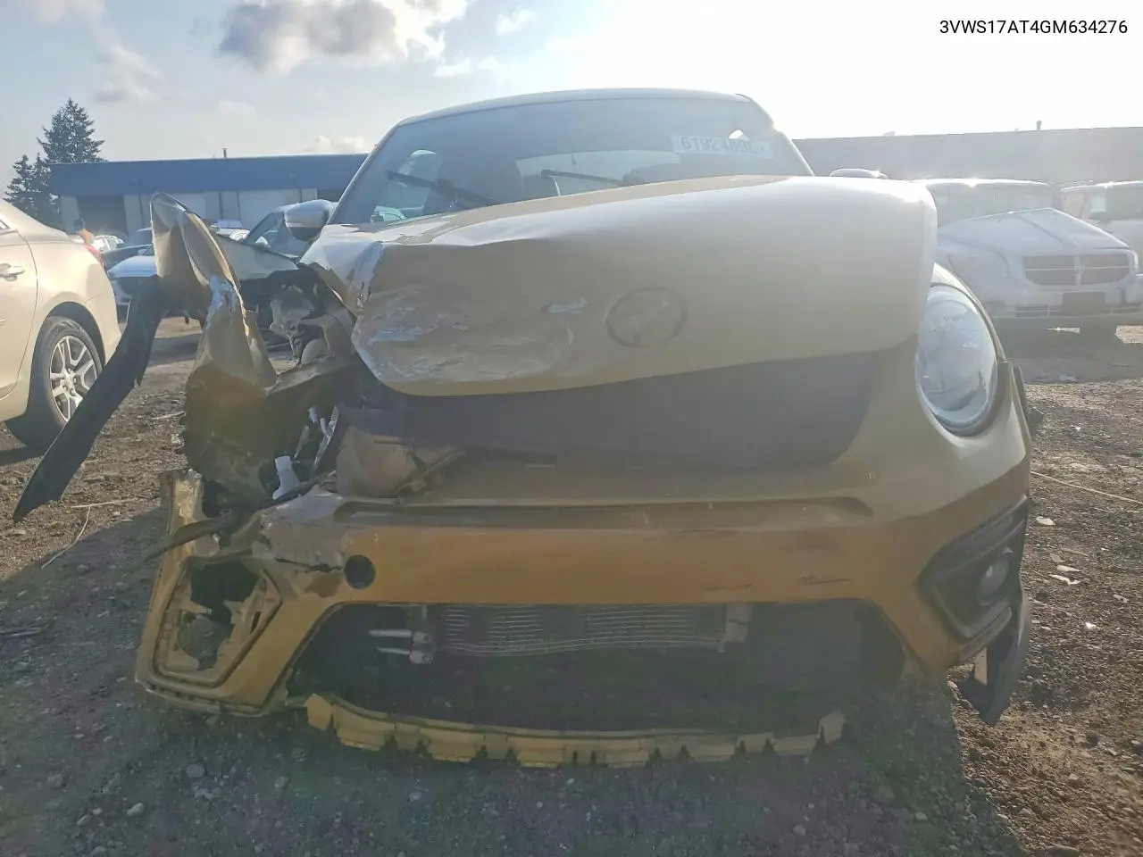 2016 Volkswagen Beetle Dune VIN: 3VWS17AT4GM634276 Lot: 61924896