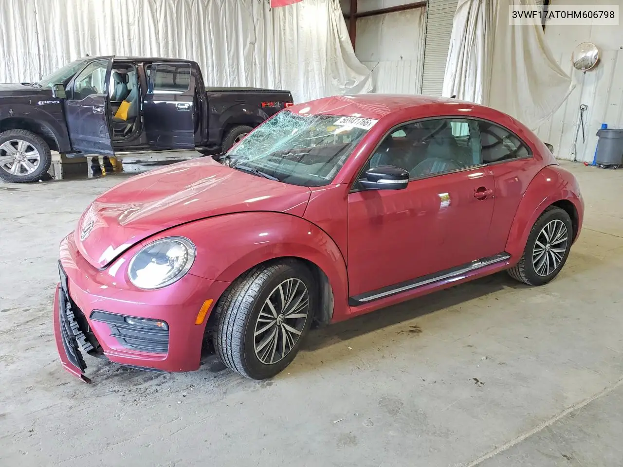 2017 Volkswagen Beetle 1.8T VIN: 3VWF17AT0HM606798 Lot: 56941766