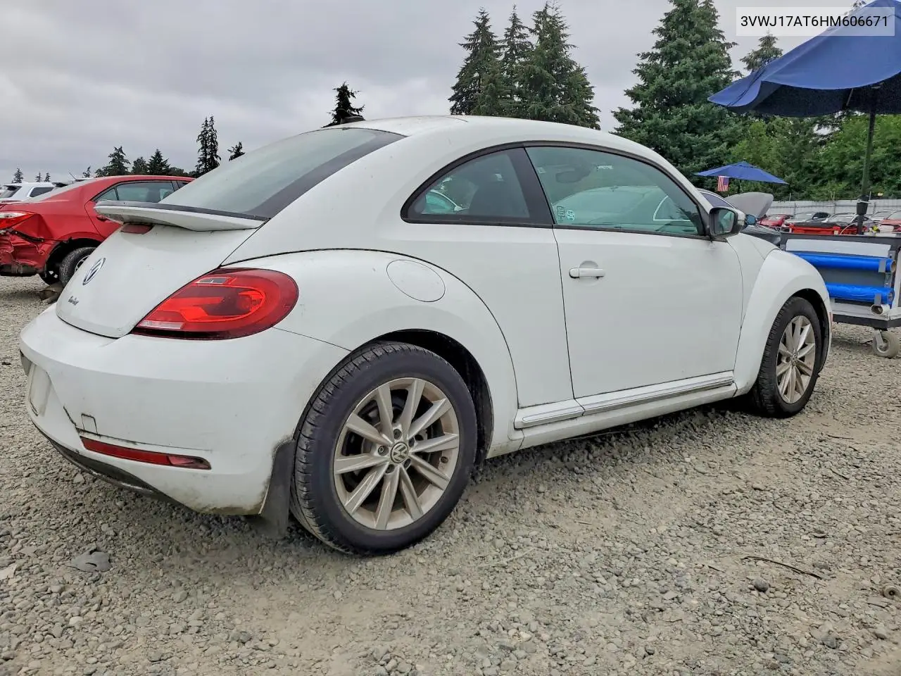 2017 Volkswagen Beetle Se VIN: 3VWJ17AT6HM606671 Lot: 59921926