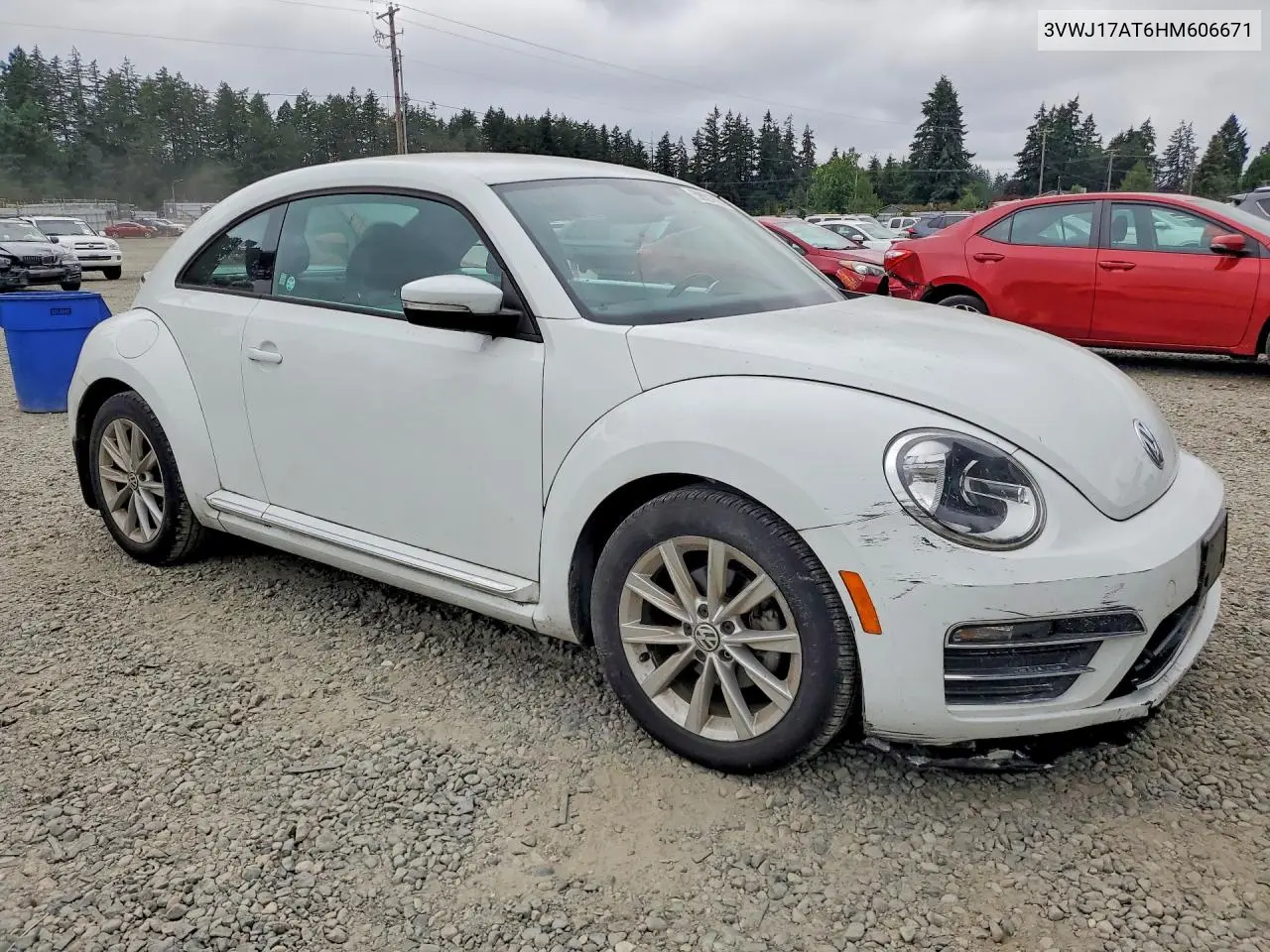 2017 Volkswagen Beetle Se VIN: 3VWJ17AT6HM606671 Lot: 59921926