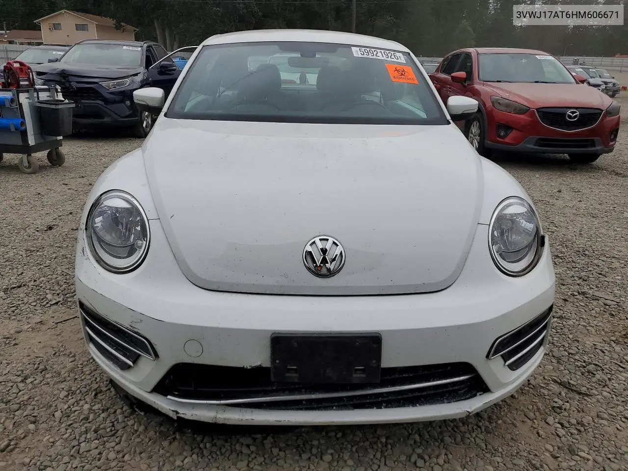 2017 Volkswagen Beetle Se VIN: 3VWJ17AT6HM606671 Lot: 59921926