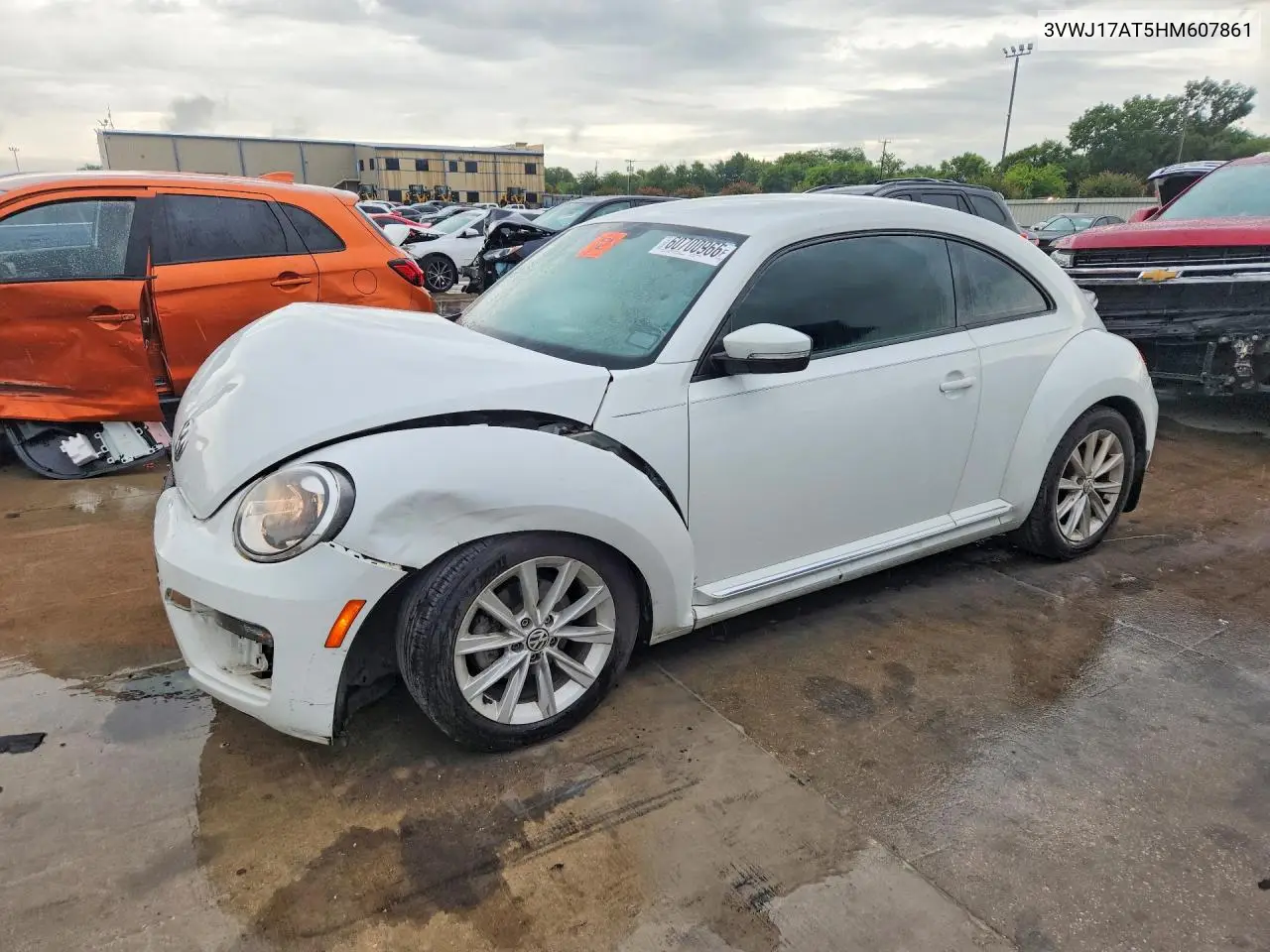 2017 Volkswagen Beetle Se VIN: 3VWJ17AT5HM607861 Lot: 60700966