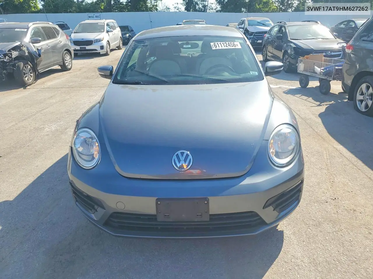 2017 Volkswagen Beetle 1.8T/S/Classic/Pink VIN: 3VWF17AT9HM627262 Lot: 61112456