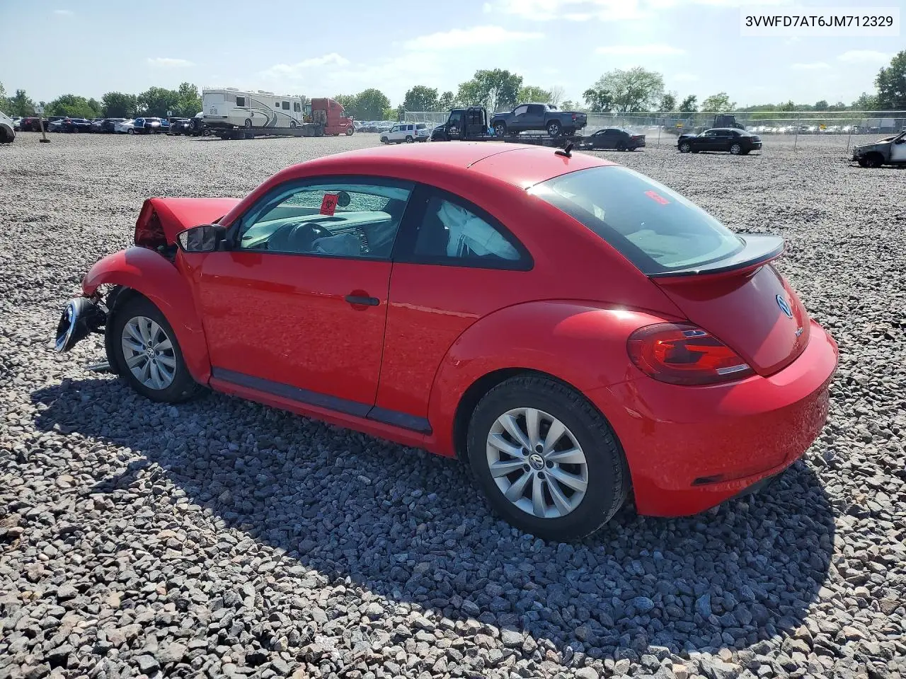 2018 Volkswagen Beetle S VIN: 3VWFD7AT6JM712329 Lot: 59218286