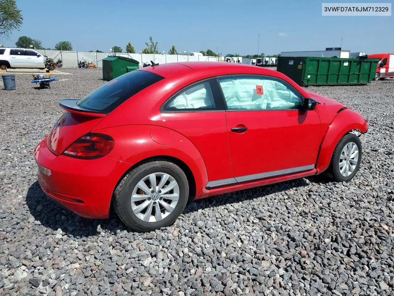 2018 Volkswagen Beetle S VIN: 3VWFD7AT6JM712329 Lot: 59218286