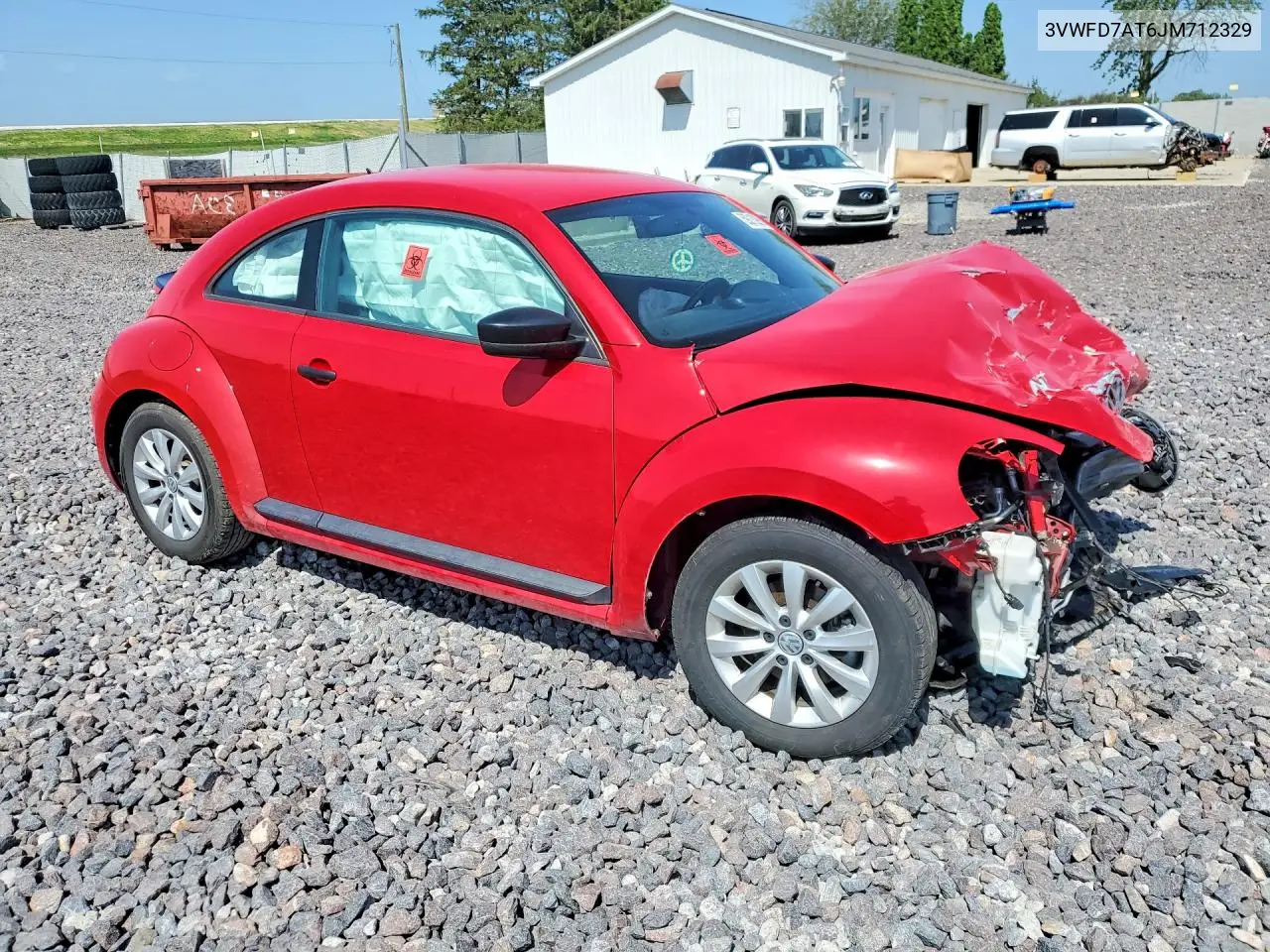 2018 Volkswagen Beetle S VIN: 3VWFD7AT6JM712329 Lot: 59218286