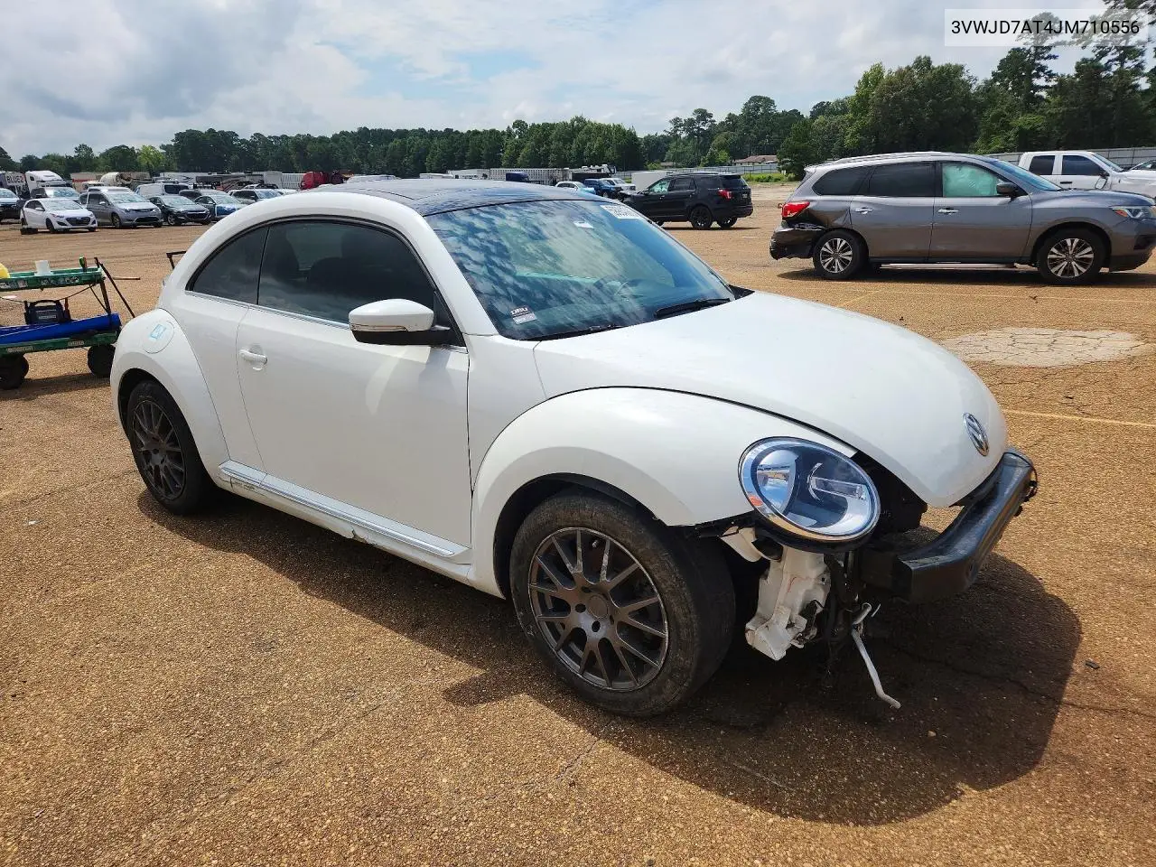2018 Volkswagen Beetle Se VIN: 3VWJD7AT4JM710556 Lot: 59984766