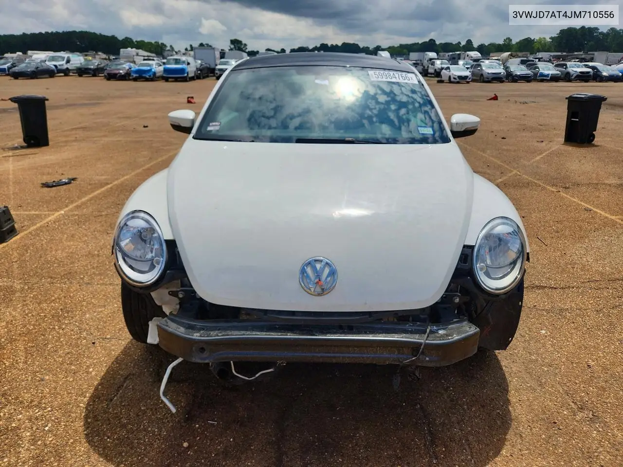 2018 Volkswagen Beetle Se VIN: 3VWJD7AT4JM710556 Lot: 59984766