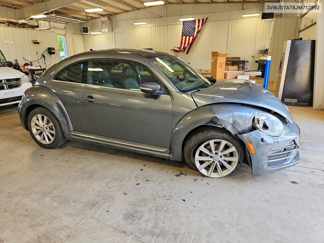 2018 Volkswagen Beetle Se VIN: 3VWJD7AT8JM712892 Lot: 60004716
