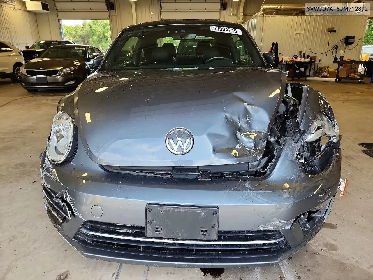 2018 Volkswagen Beetle Se VIN: 3VWJD7AT8JM712892 Lot: 60004716
