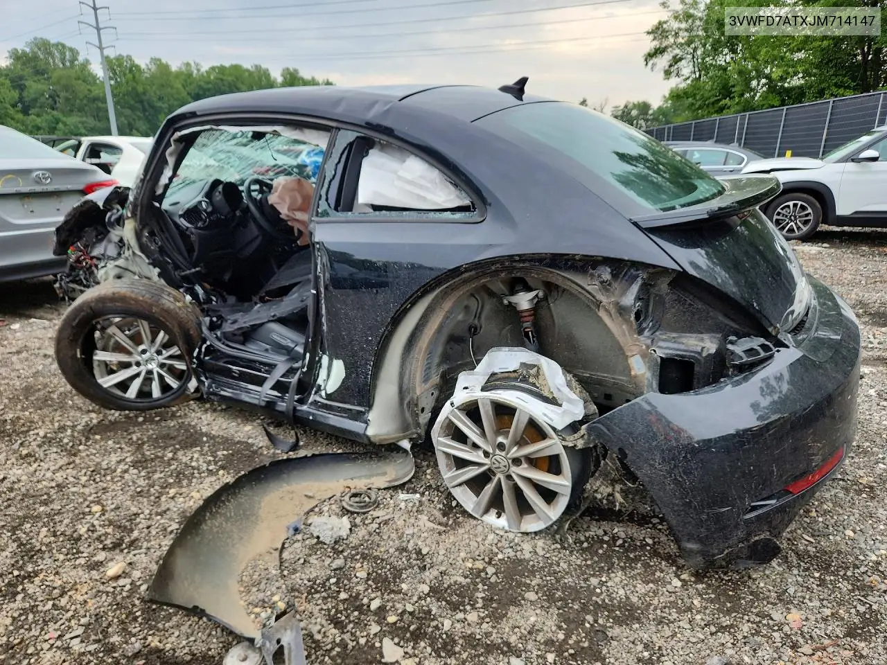2018 Volkswagen Beetle S VIN: 3VWFD7ATXJM714147 Lot: 60074826