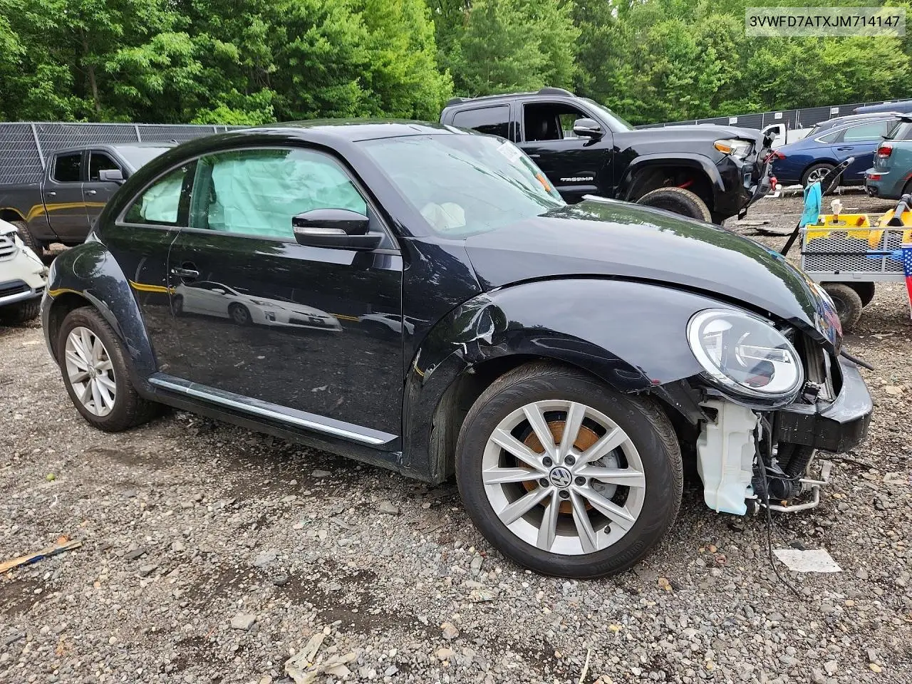 2018 Volkswagen Beetle S VIN: 3VWFD7ATXJM714147 Lot: 60074826