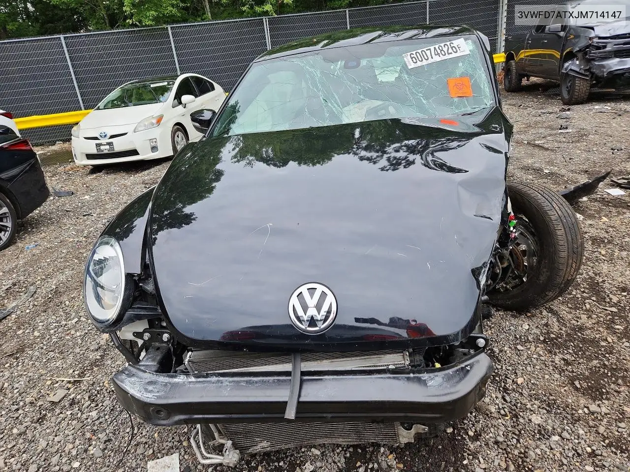 2018 Volkswagen Beetle S VIN: 3VWFD7ATXJM714147 Lot: 60074826