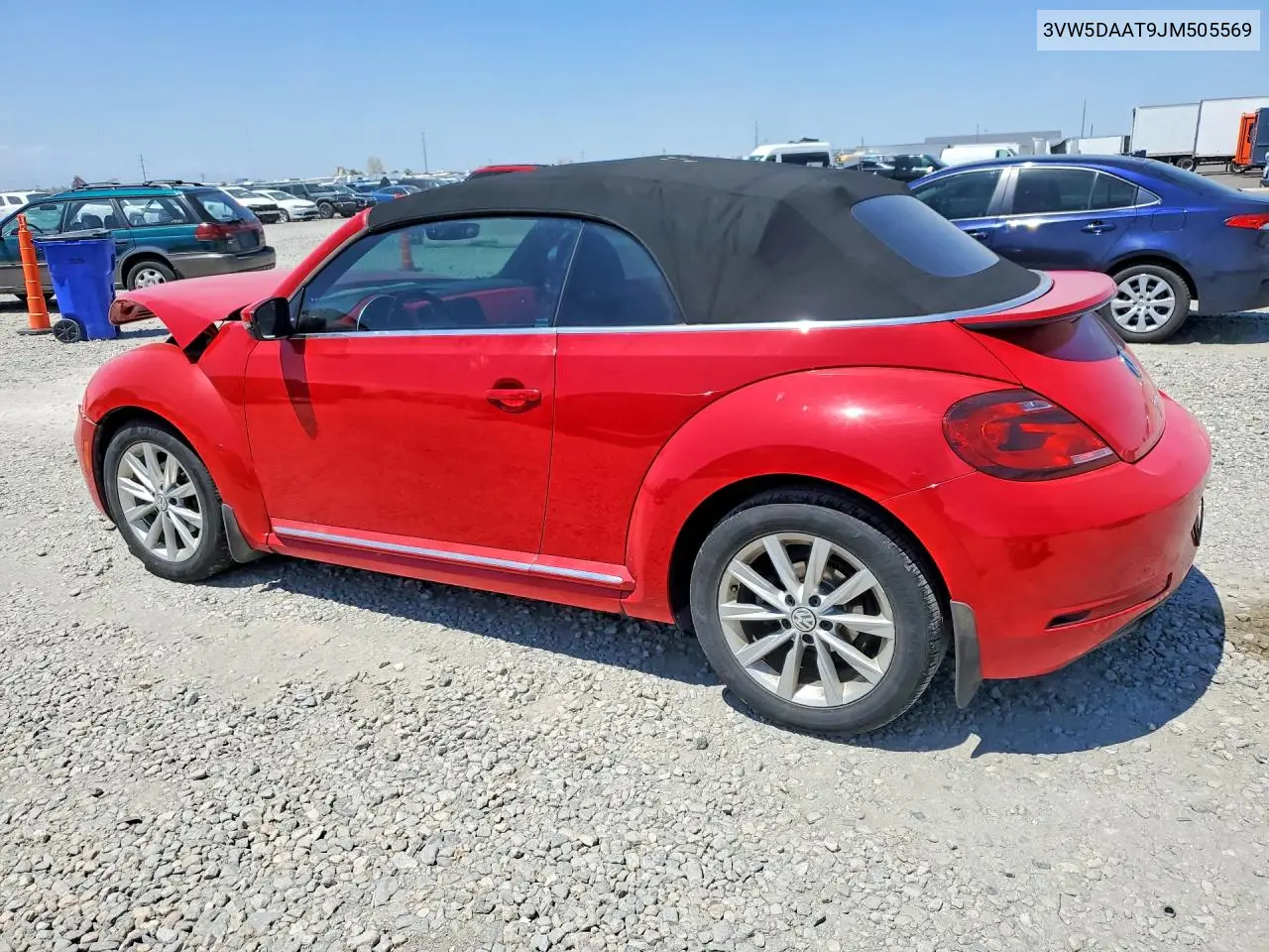 2018 Volkswagen Beetle S VIN: 3VW5DAAT9JM505569 Lot: 61119306