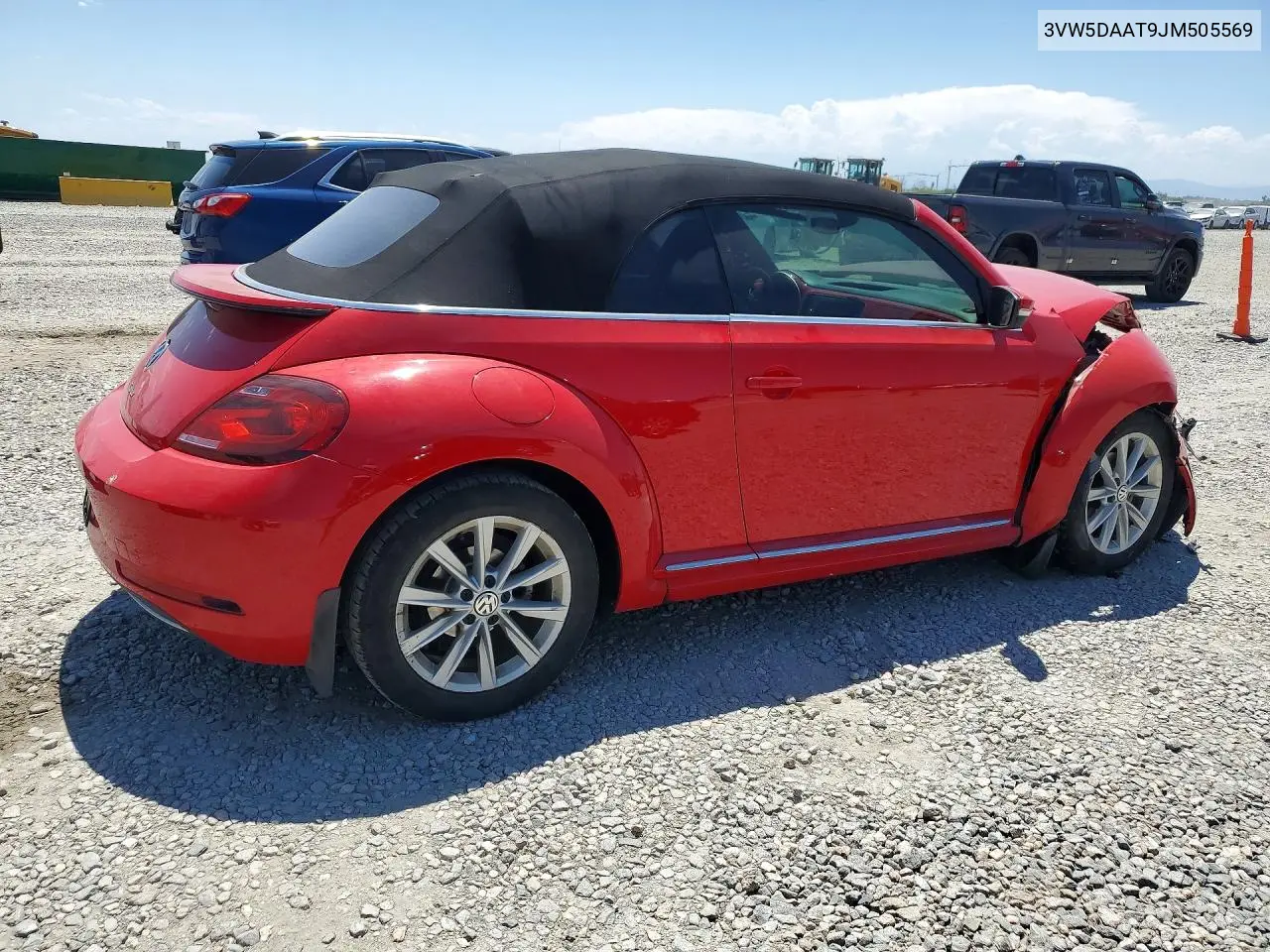 2018 Volkswagen Beetle S VIN: 3VW5DAAT9JM505569 Lot: 61119306