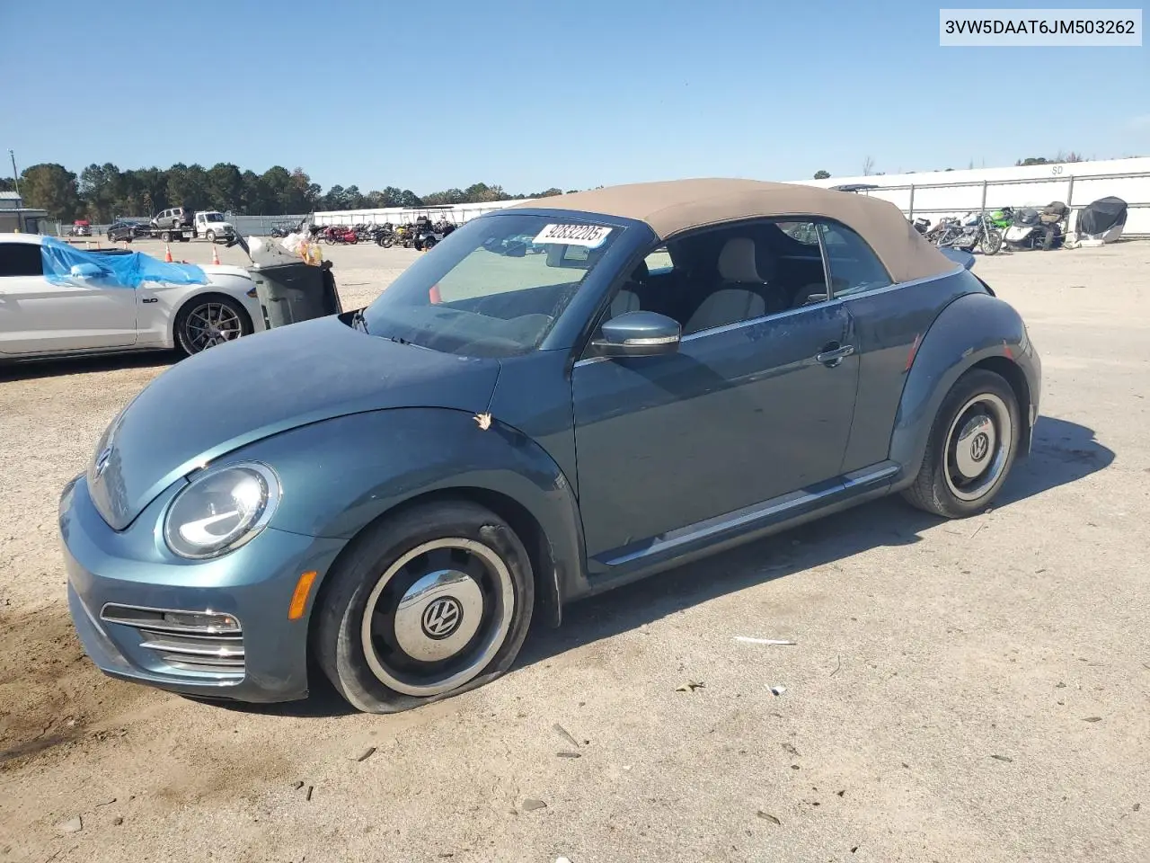 3VW5DAAT6JM503262 2018 Volkswagen Beetle S