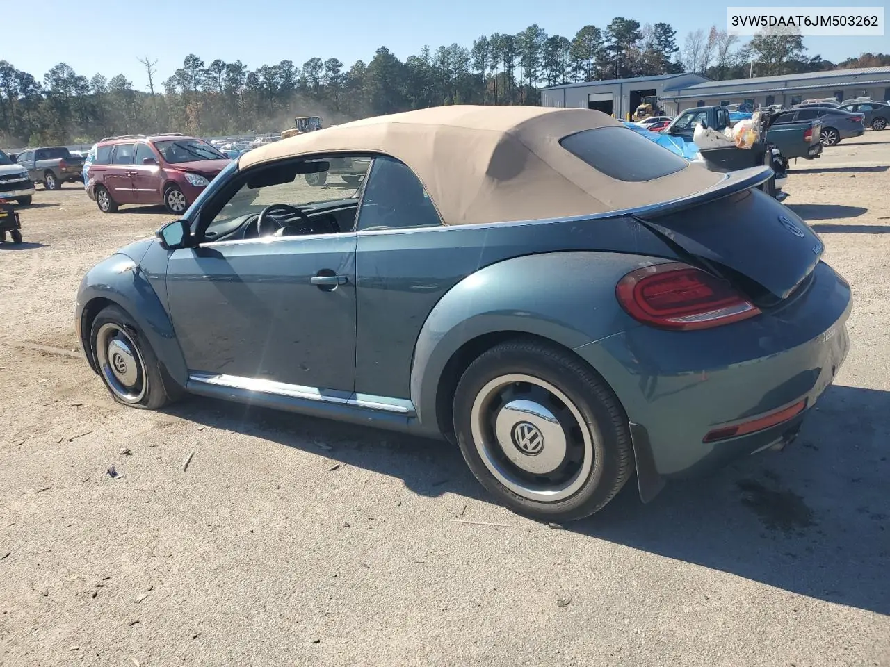 3VW5DAAT6JM503262 2018 Volkswagen Beetle S
