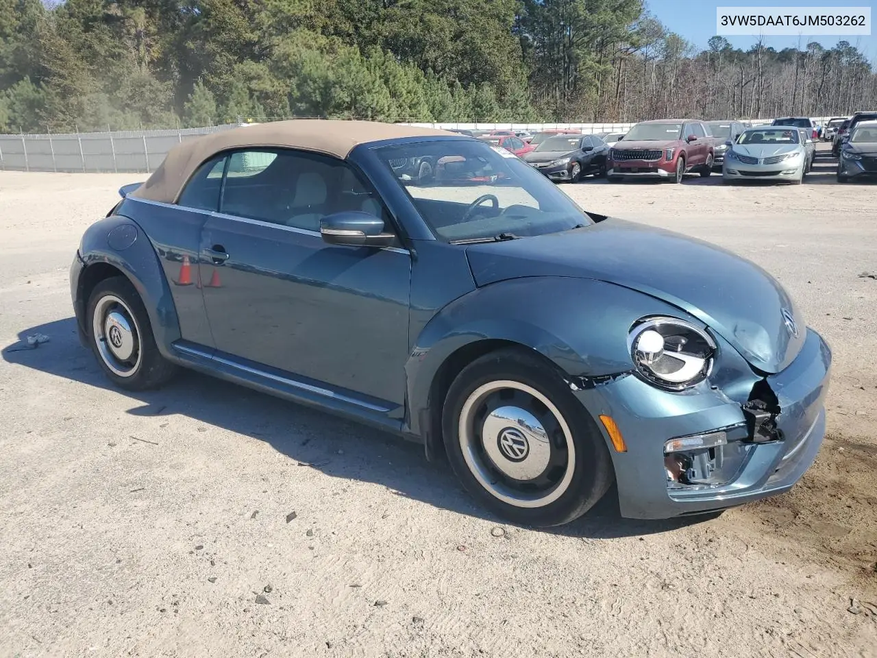 3VW5DAAT6JM503262 2018 Volkswagen Beetle S