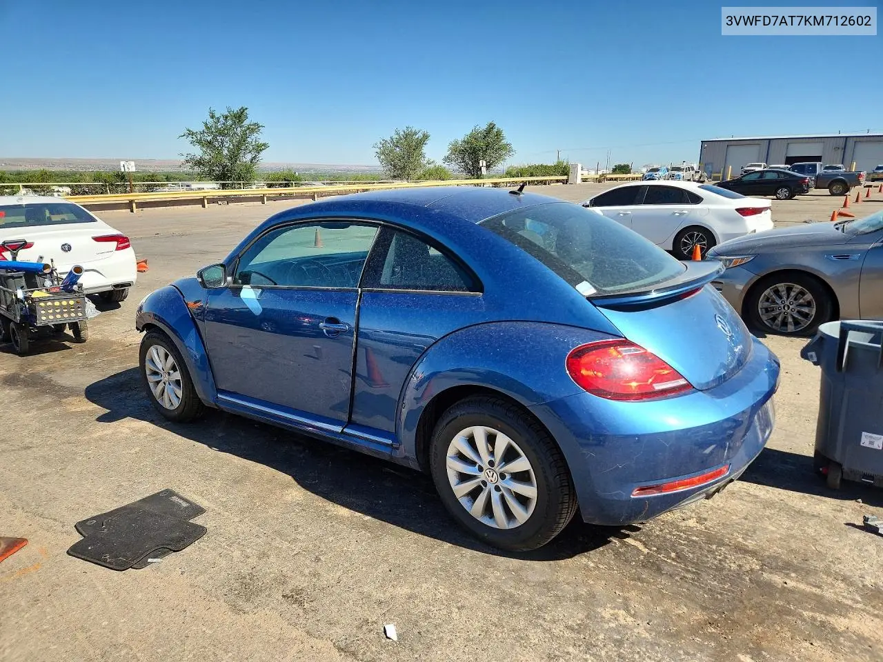 2019 Volkswagen Beetle S VIN: 3VWFD7AT7KM712602 Lot: 59714166