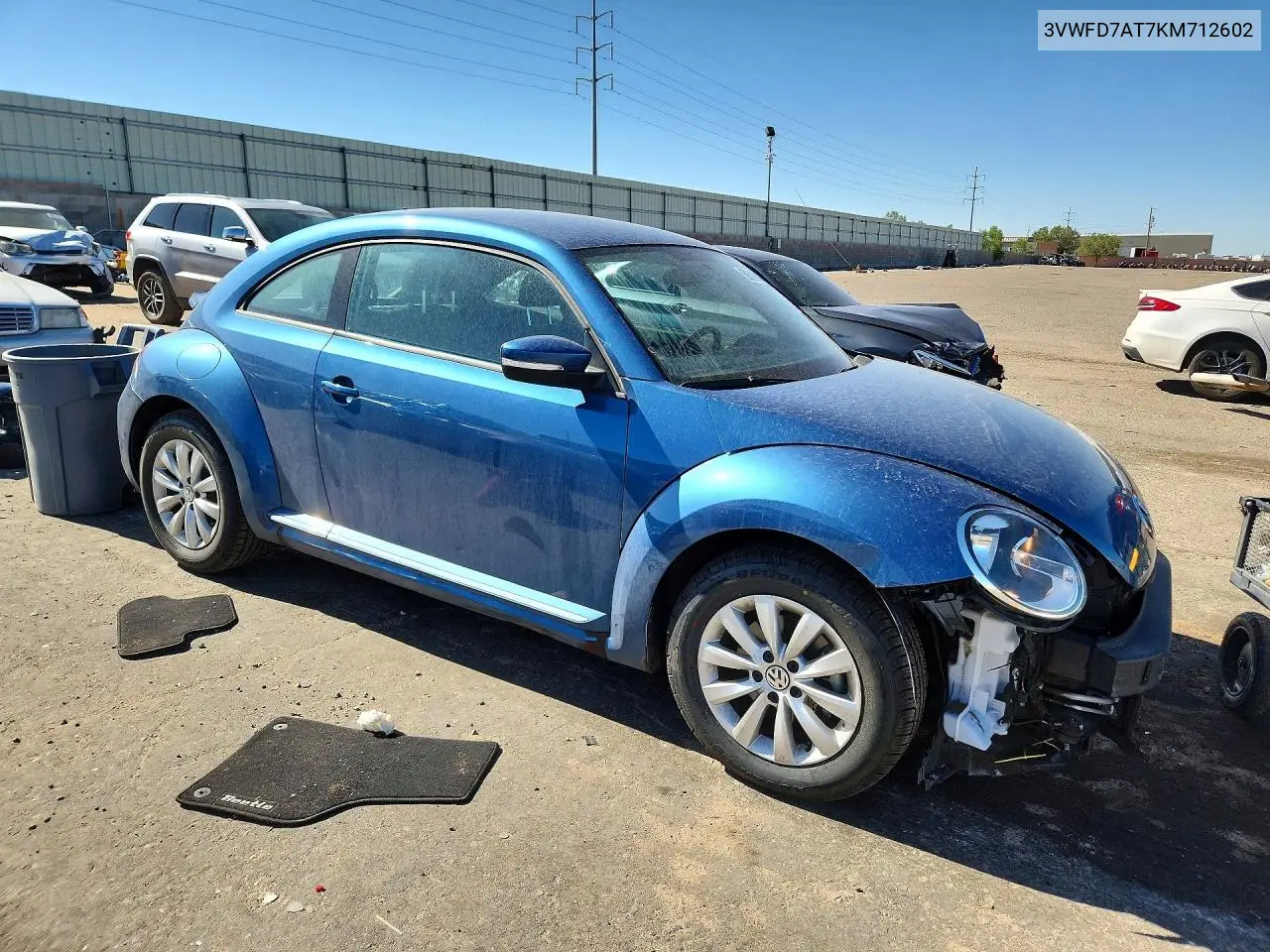 2019 Volkswagen Beetle S VIN: 3VWFD7AT7KM712602 Lot: 59714166