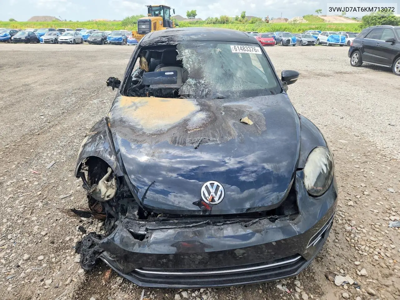 2019 Volkswagen Beetle Se VIN: 3VWJD7AT6KM713072 Lot: 61483376