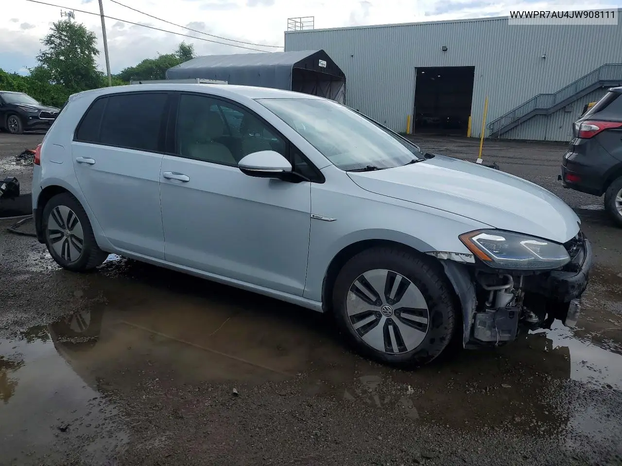 2018 Volkswagen E-Golf Sel Premium VIN: WVWPR7AU4JW908111 Lot: 60601086