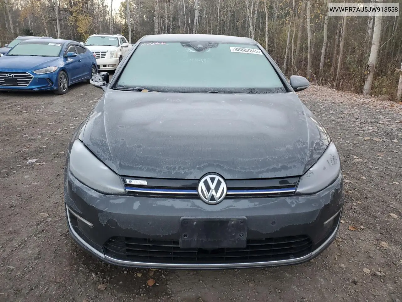 2018 Volkswagen E-Golf Sel Premium VIN: WVWPR7AU5JW913558 Lot: 90082345