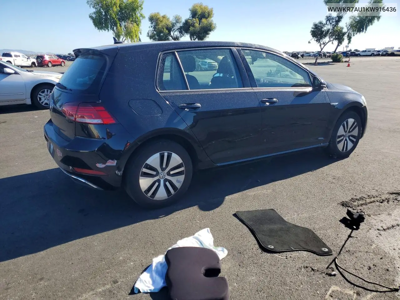 2019 Volkswagen E-Golf Se VIN: WVWKR7AU1KW916436 Lot: 60941706