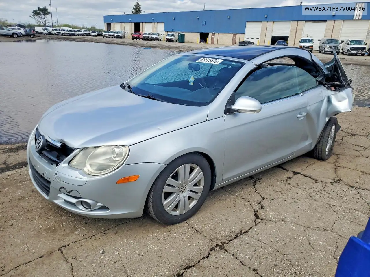 2007 Volkswagen Eos 2.0T VIN: WVWBA71F87V004196 Lot: 51623876