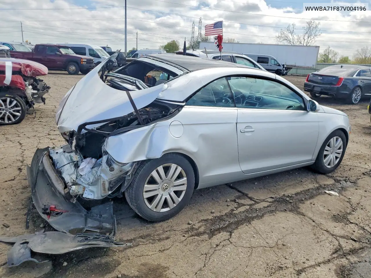 2007 Volkswagen Eos 2.0T VIN: WVWBA71F87V004196 Lot: 51623876