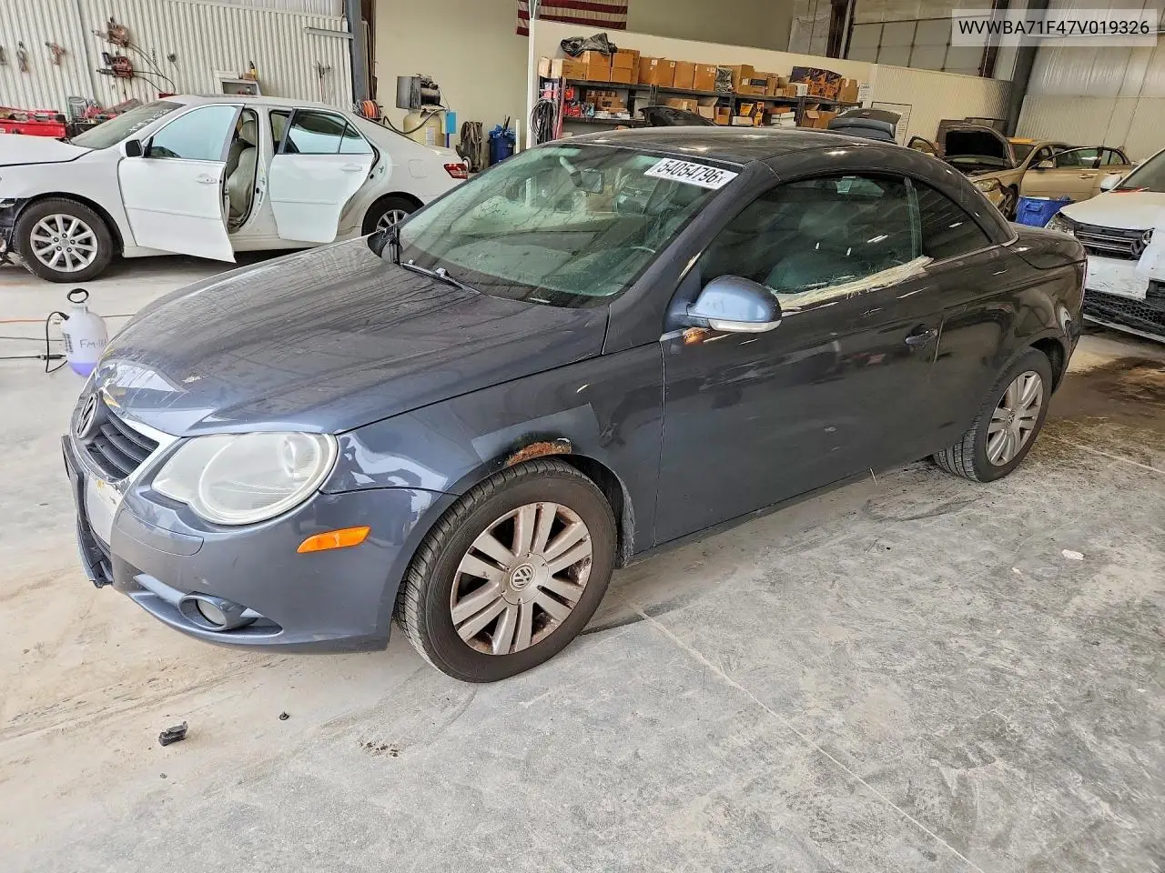 2007 Volkswagen Eos 2.0T VIN: WVWBA71F47V019326 Lot: 54054796