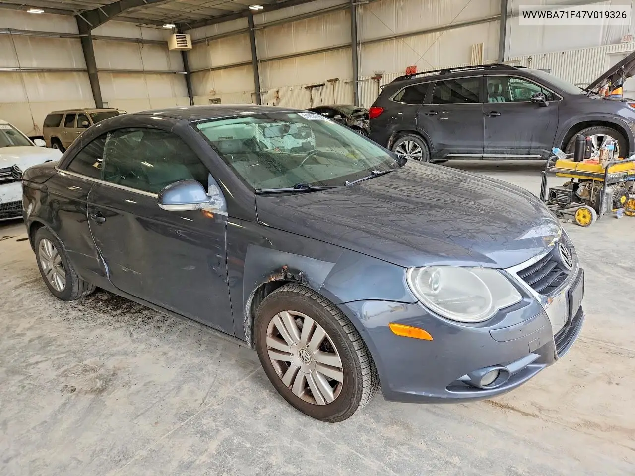 2007 Volkswagen Eos 2.0T VIN: WVWBA71F47V019326 Lot: 54054796