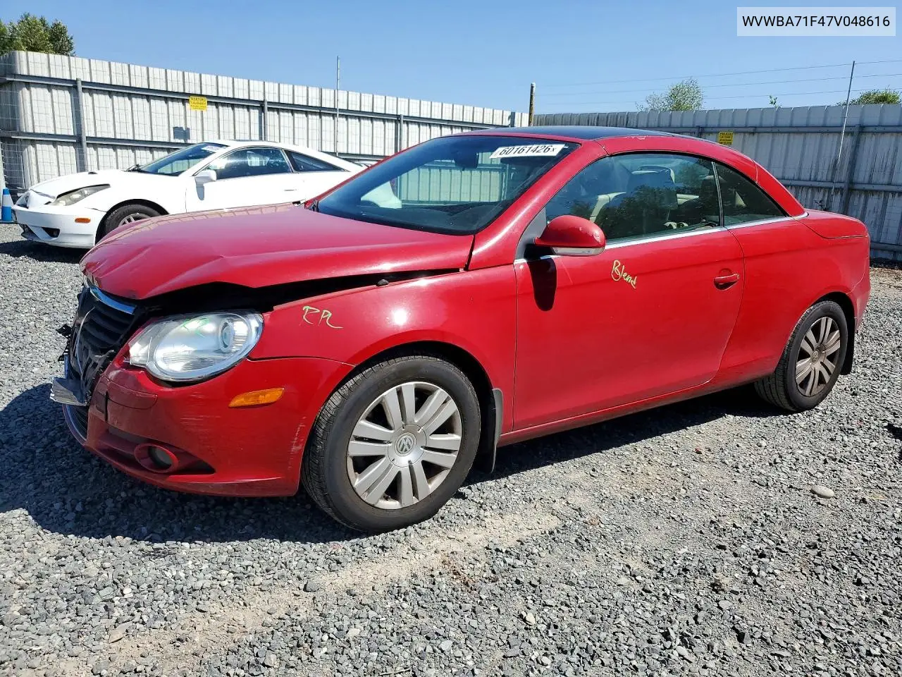 2007 Volkswagen Eos 2.0T VIN: WVWBA71F47V048616 Lot: 60161426