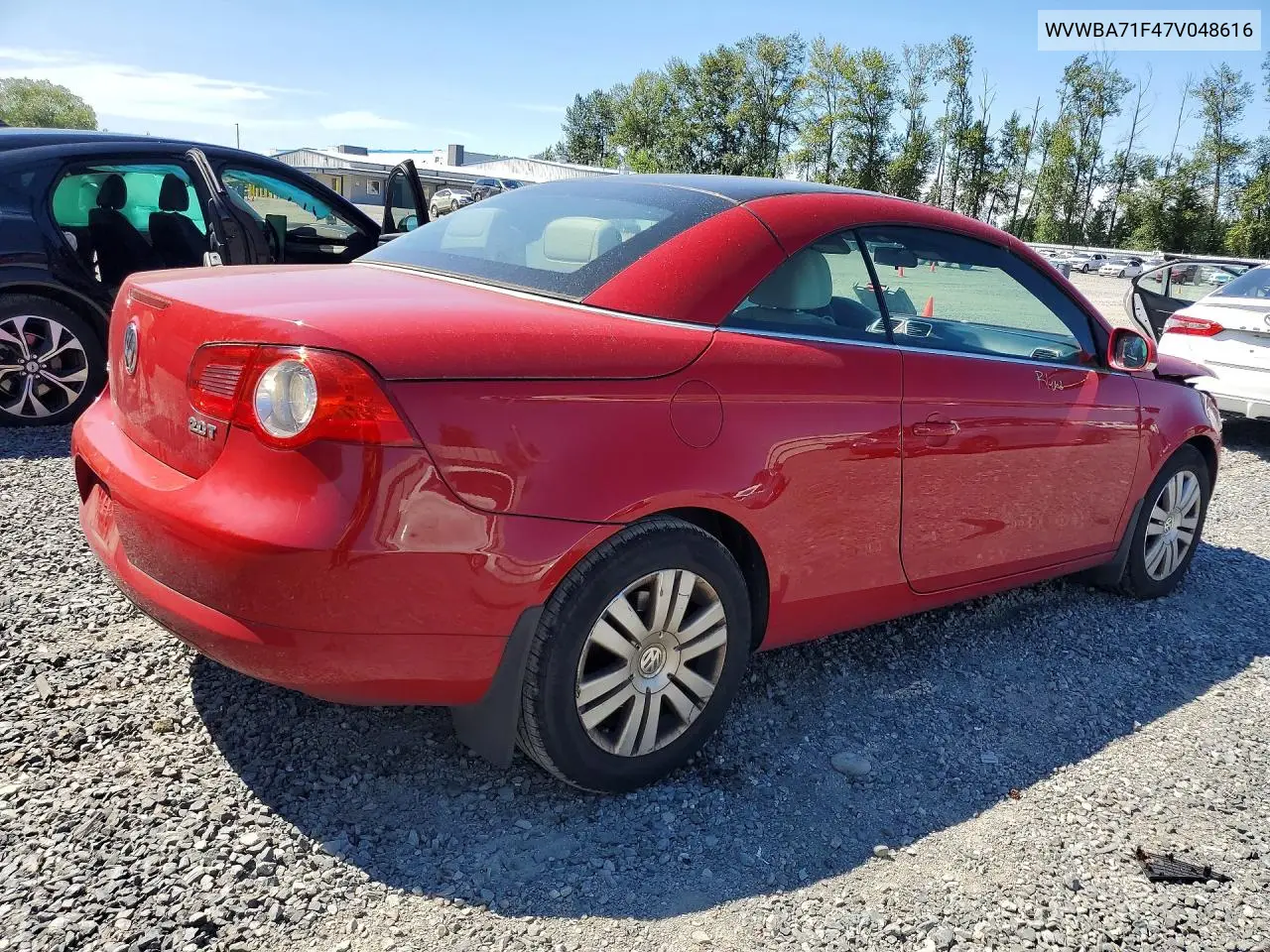 2007 Volkswagen Eos 2.0T VIN: WVWBA71F47V048616 Lot: 60161426
