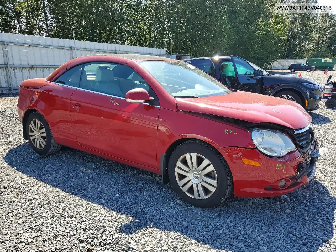 2007 Volkswagen Eos 2.0T VIN: WVWBA71F47V048616 Lot: 60161426