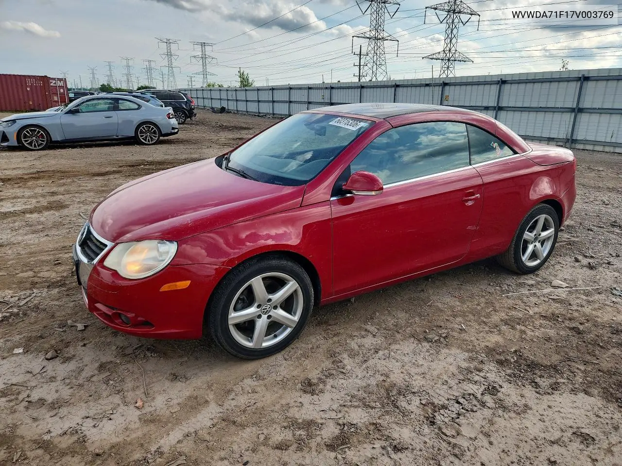 2007 Volkswagen Eos 2.0T Sport VIN: WVWDA71F17V003769 Lot: 60316306