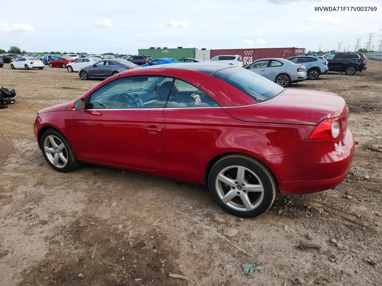 2007 Volkswagen Eos 2.0T Sport VIN: WVWDA71F17V003769 Lot: 60316306
