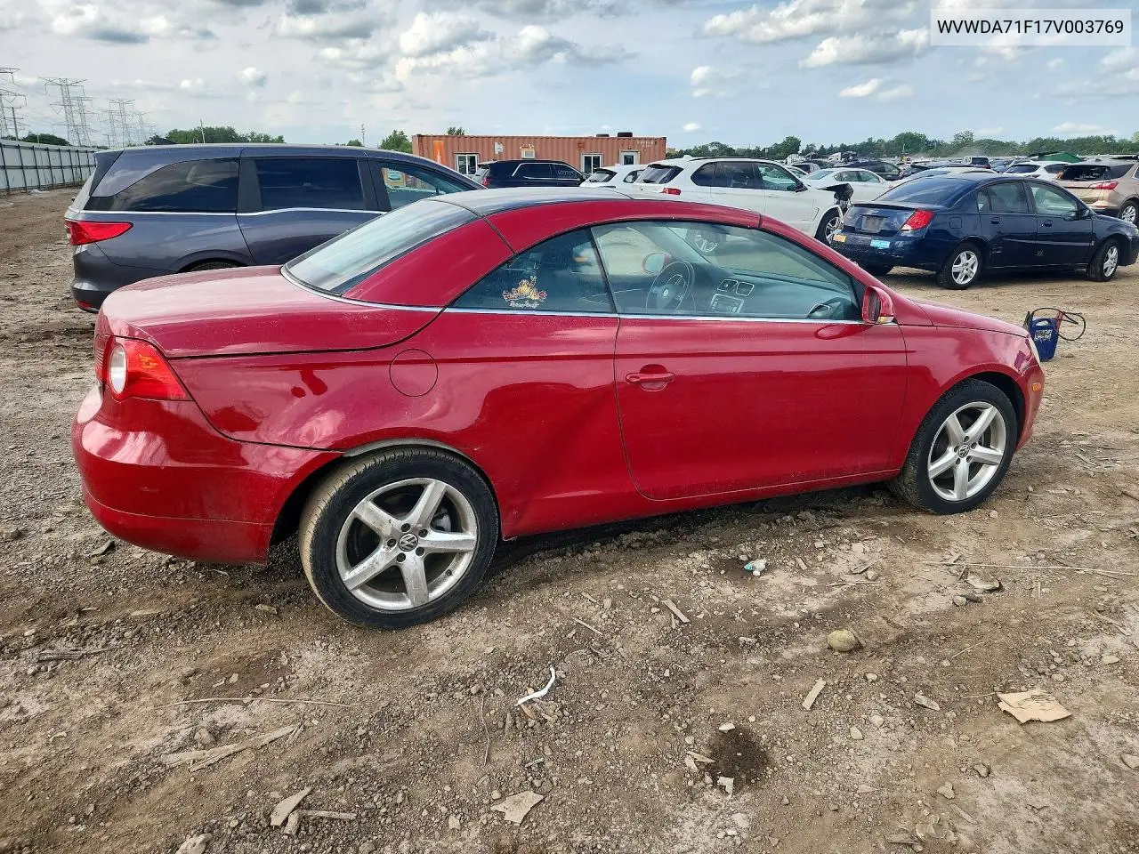 2007 Volkswagen Eos 2.0T Sport VIN: WVWDA71F17V003769 Lot: 60316306