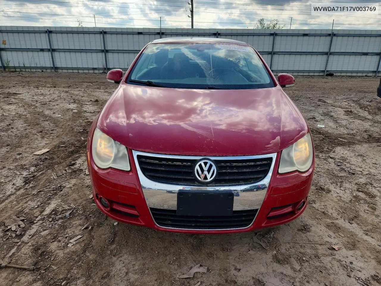 2007 Volkswagen Eos 2.0T Sport VIN: WVWDA71F17V003769 Lot: 60316306