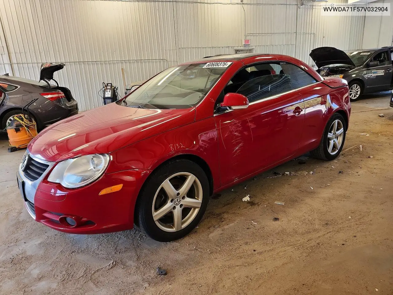 2007 Volkswagen Eos 2.0T Sport VIN: WVWDA71F57V032904 Lot: 60608376